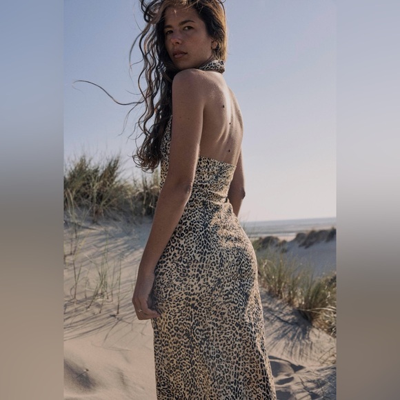 ZARA Leopard Dress - Picture 3 of 6